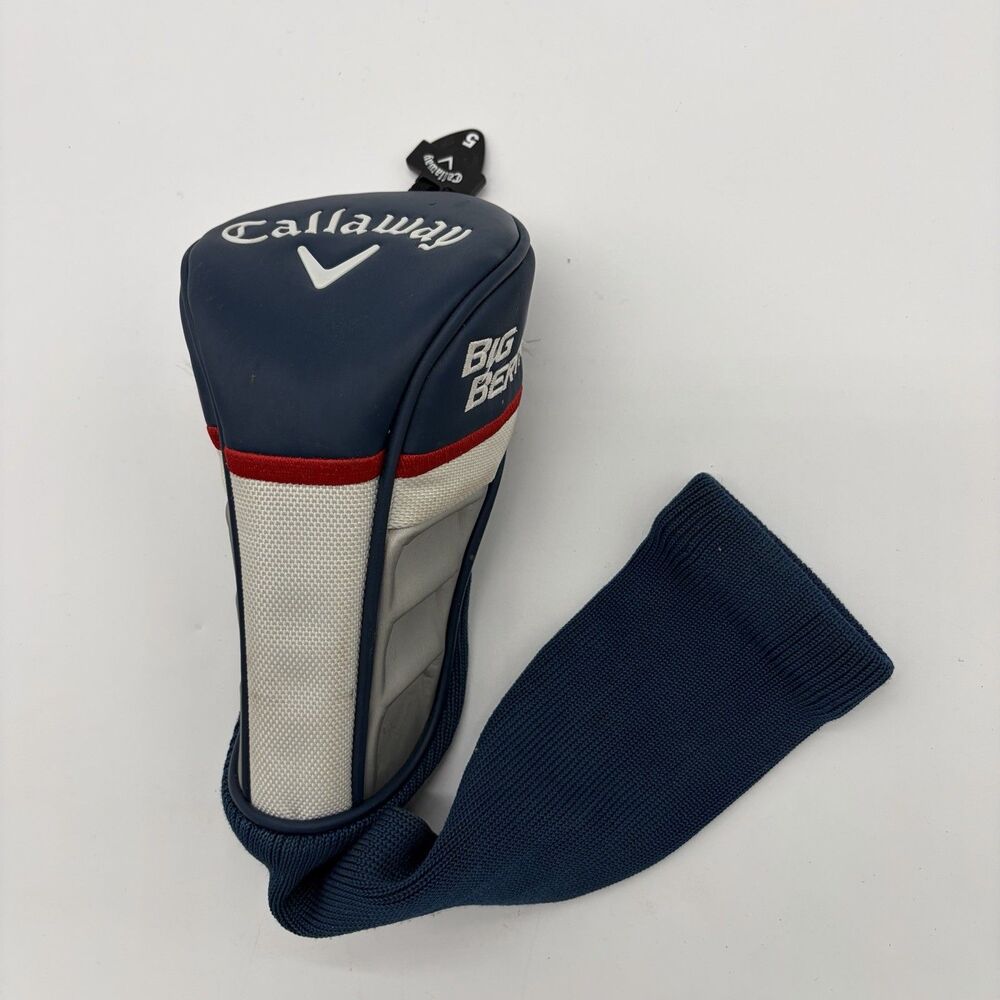 Callaway Big Bertha 5 Wood Fairway Headcover OEM Blue White Red Golf Club Cover